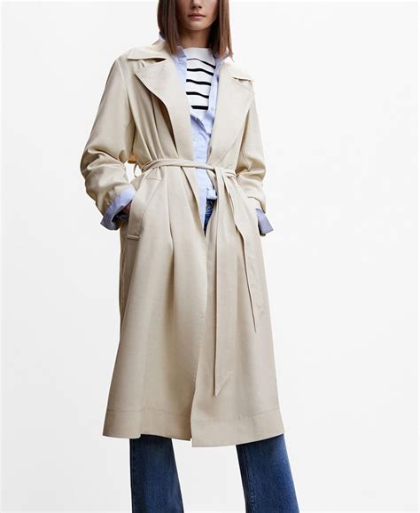 trench mango|flowy trench coat by mango.